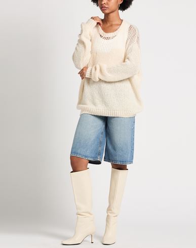 Woman Sweater Cream Size 2 Polyamide, Alpaca wool, Acrylic