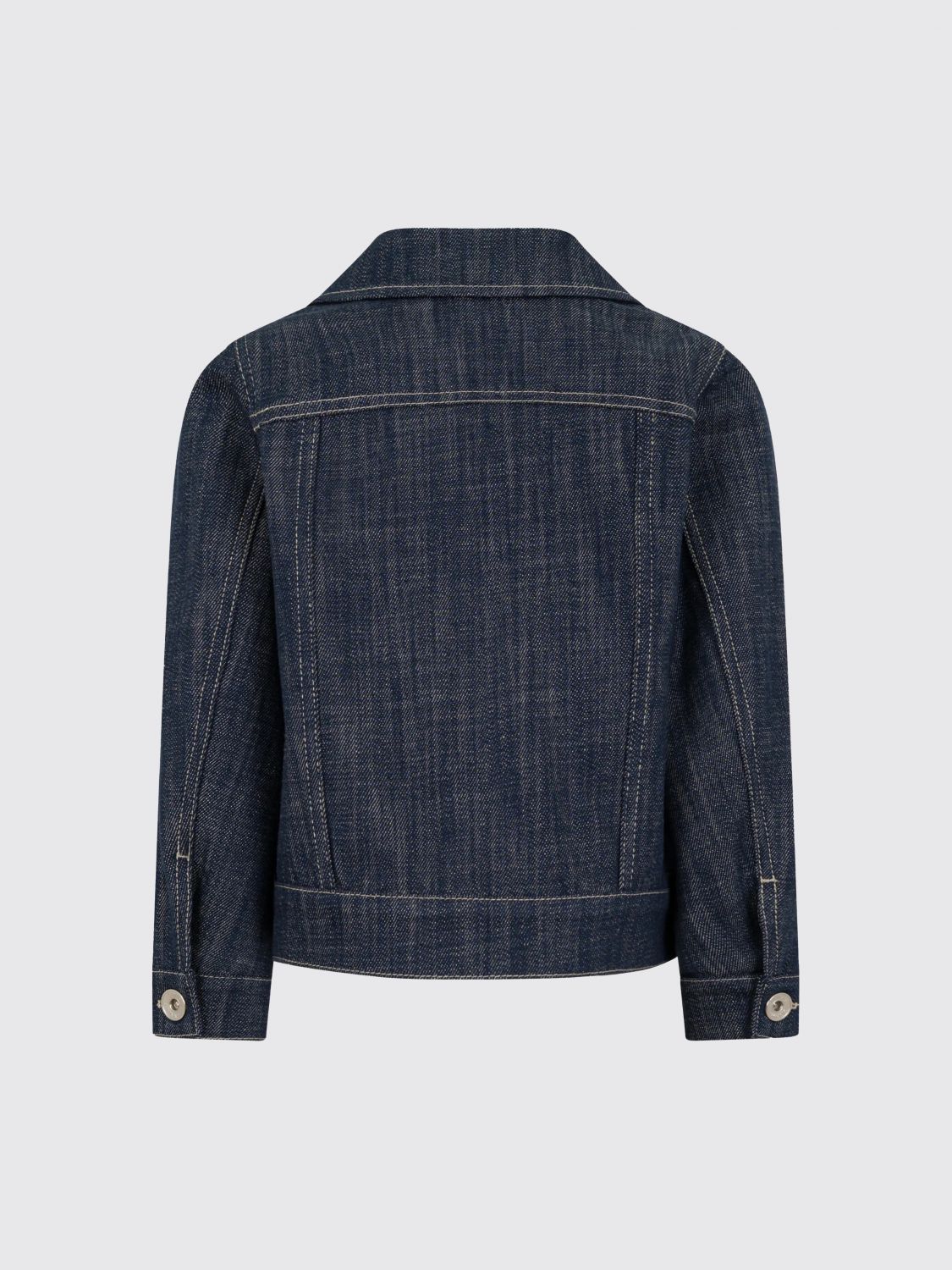 Coat Kids color Blue