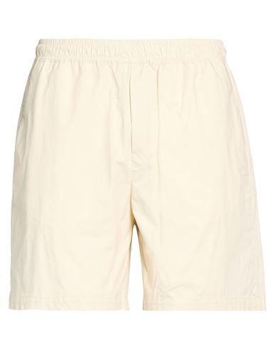 Man Shorts & Bermuda Shorts Beige Size 1 Cotton, Elastane