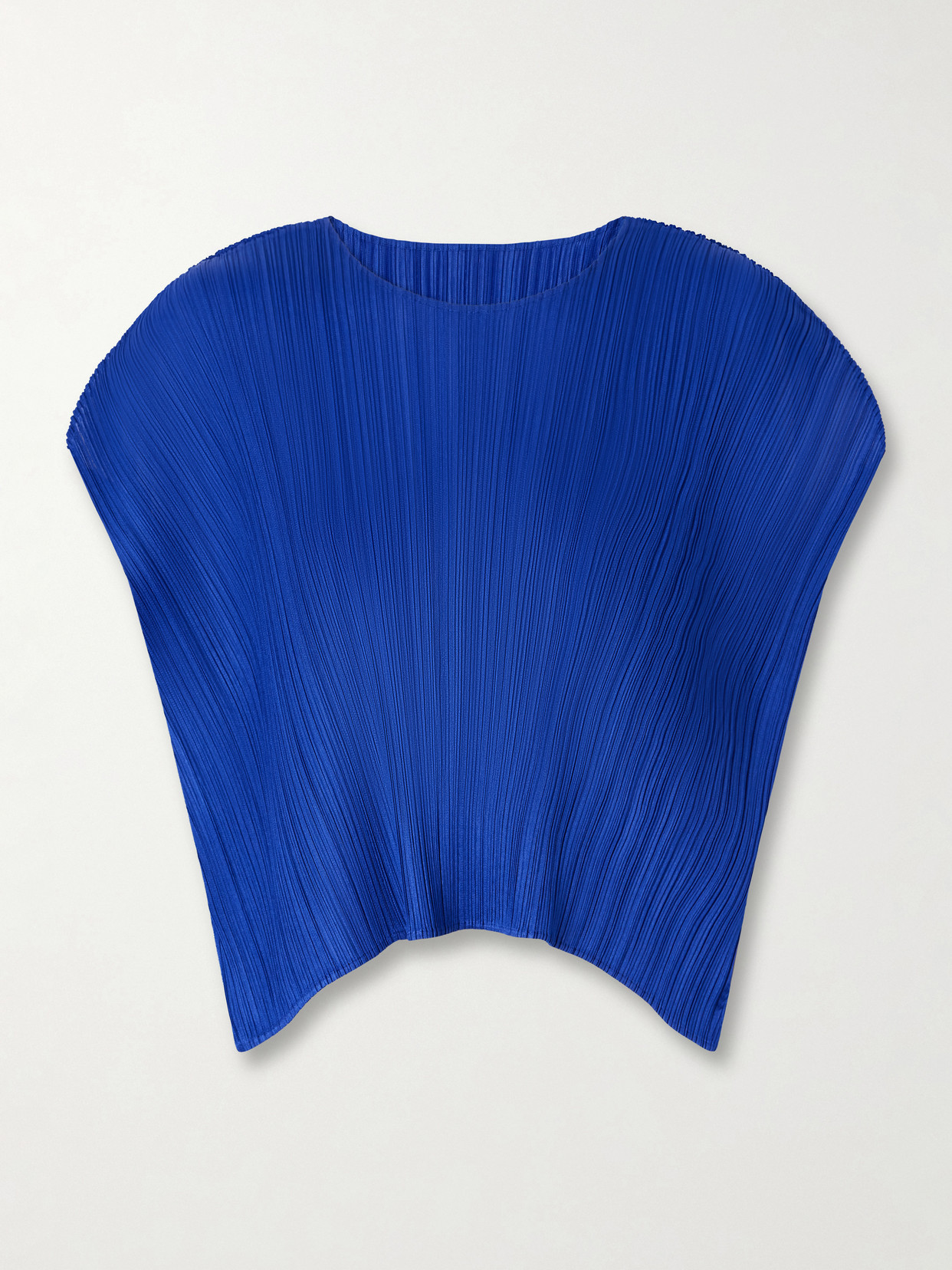 Plissé Blouse - Blue