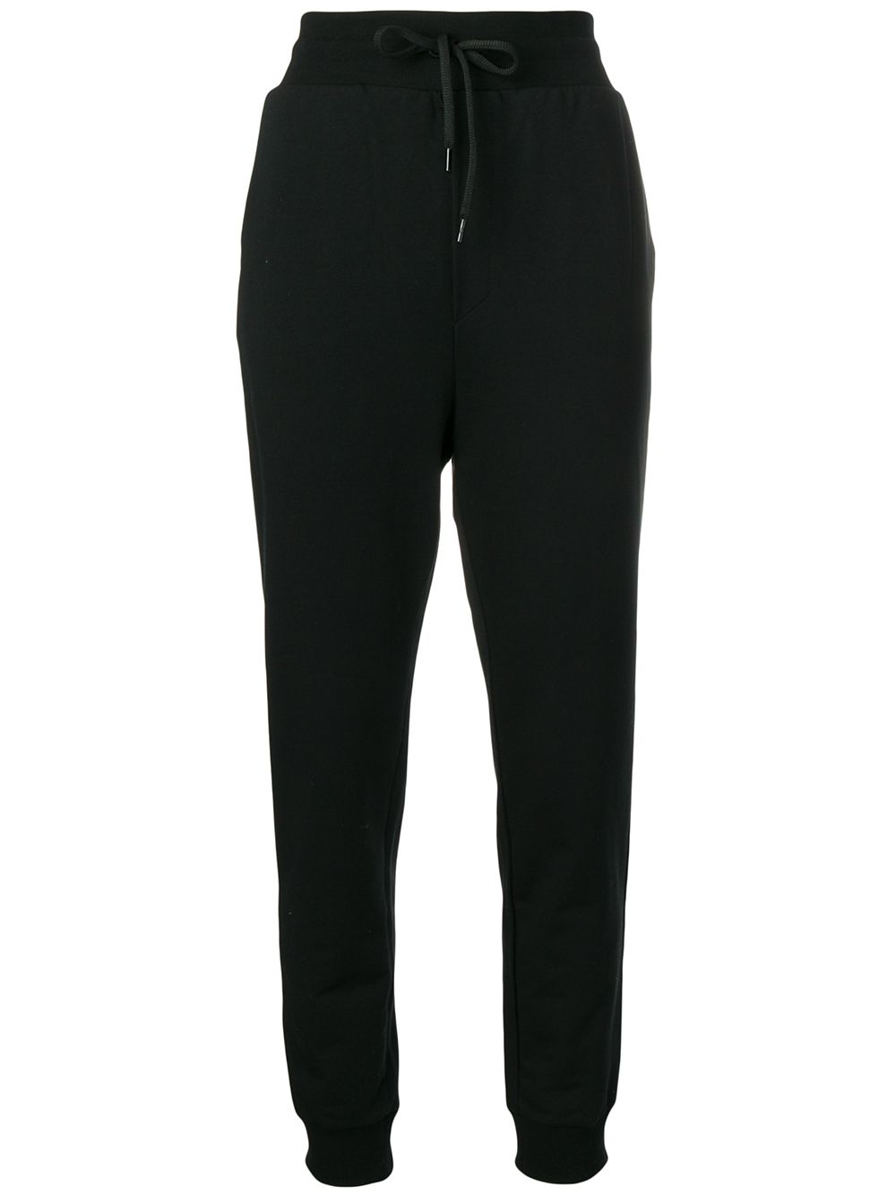 Heart print sweatpants - Black