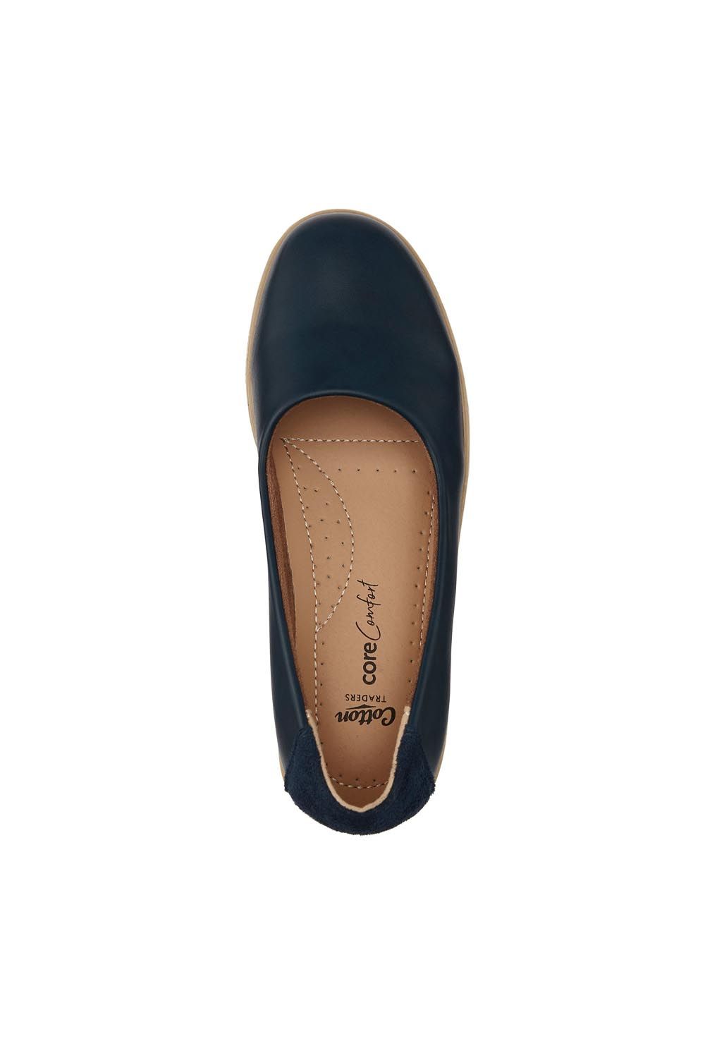 Cotton Traders Women's Core Comfort Flexisole Shoes in Navy