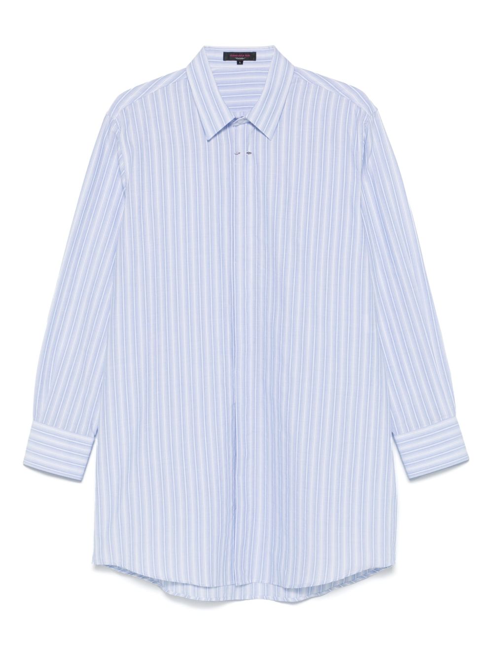 Pinstriped shirtdress - Blue
