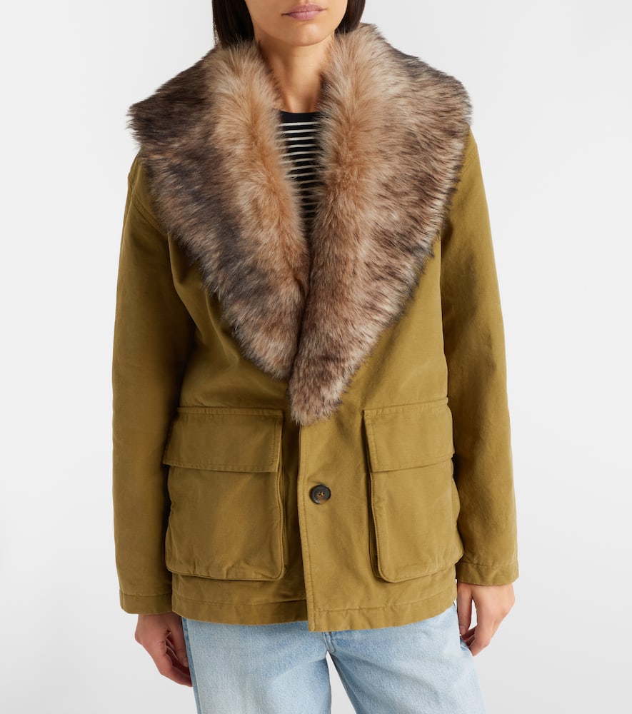 Ronay shearling-trimmed cotton parka