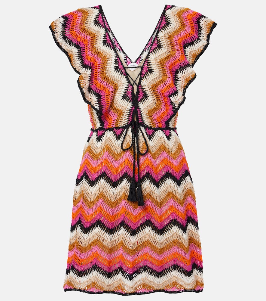 Melissa cotton crochet maxi dress