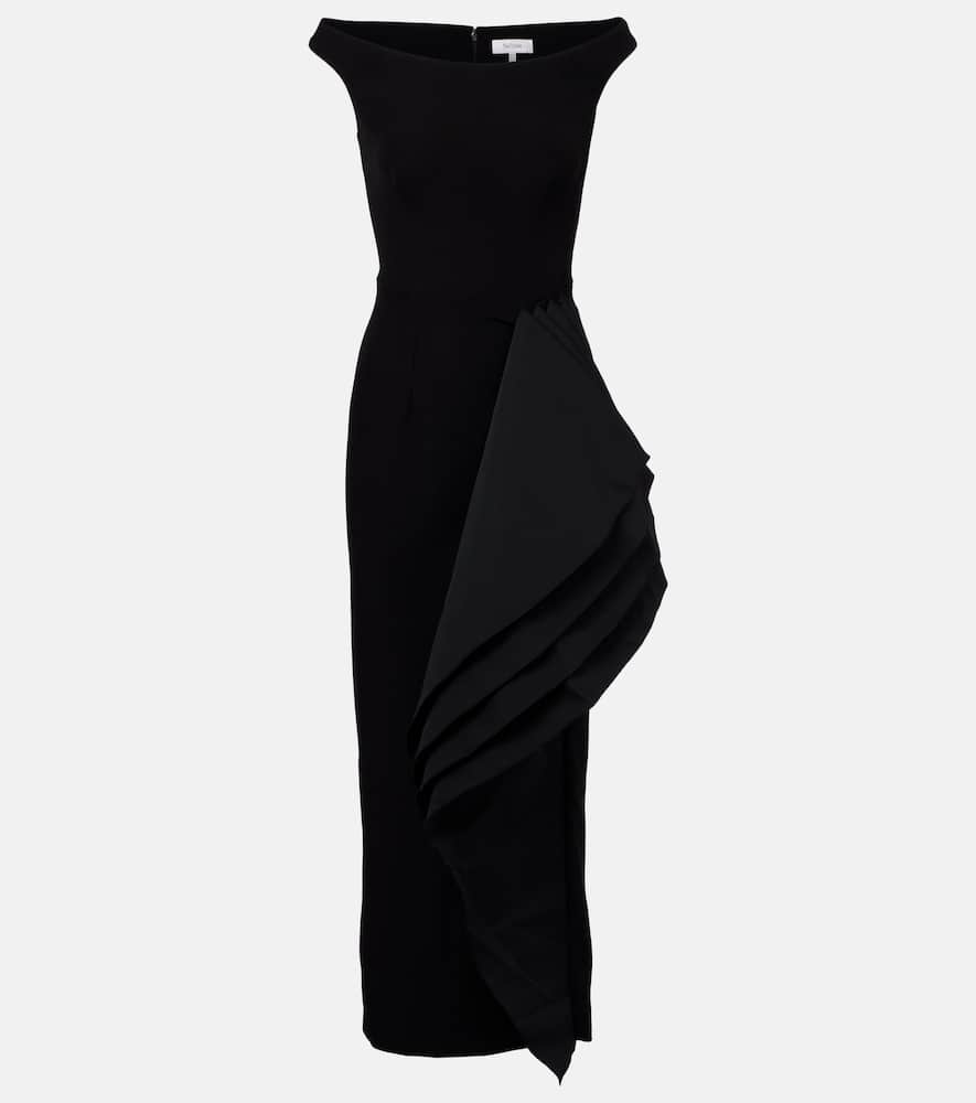 Bree draped midi dress
