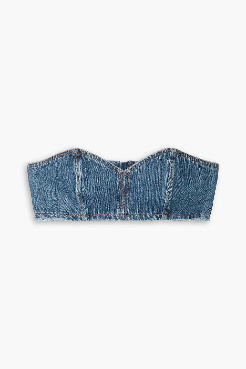 Denim bandeau top