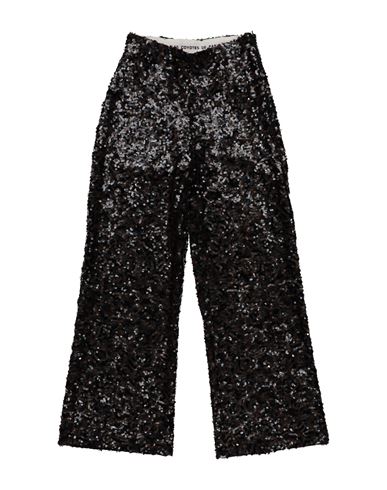 Les Coyotes De Paris Kid Girl Pants Dark brown Size 12 Polyester, Elastane