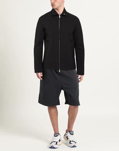 Man Jacket Black Size 38 Polyacrylic, Elastane