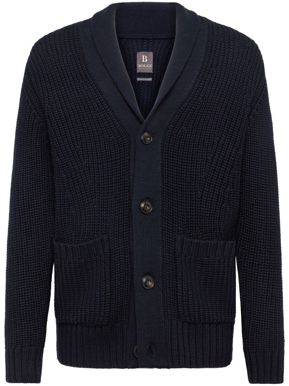 Merino wool cardigan - Blue