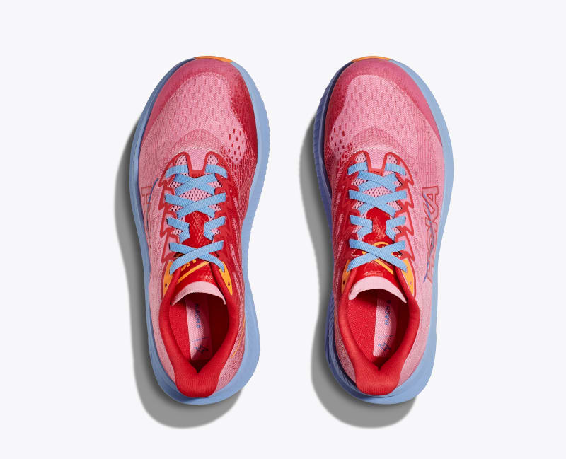 HOKA Mach 6 Shoes in Peony/Cerise