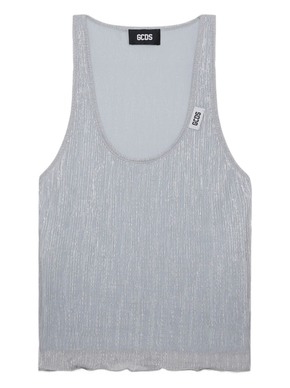 GCDS Rouches tank top - Silver