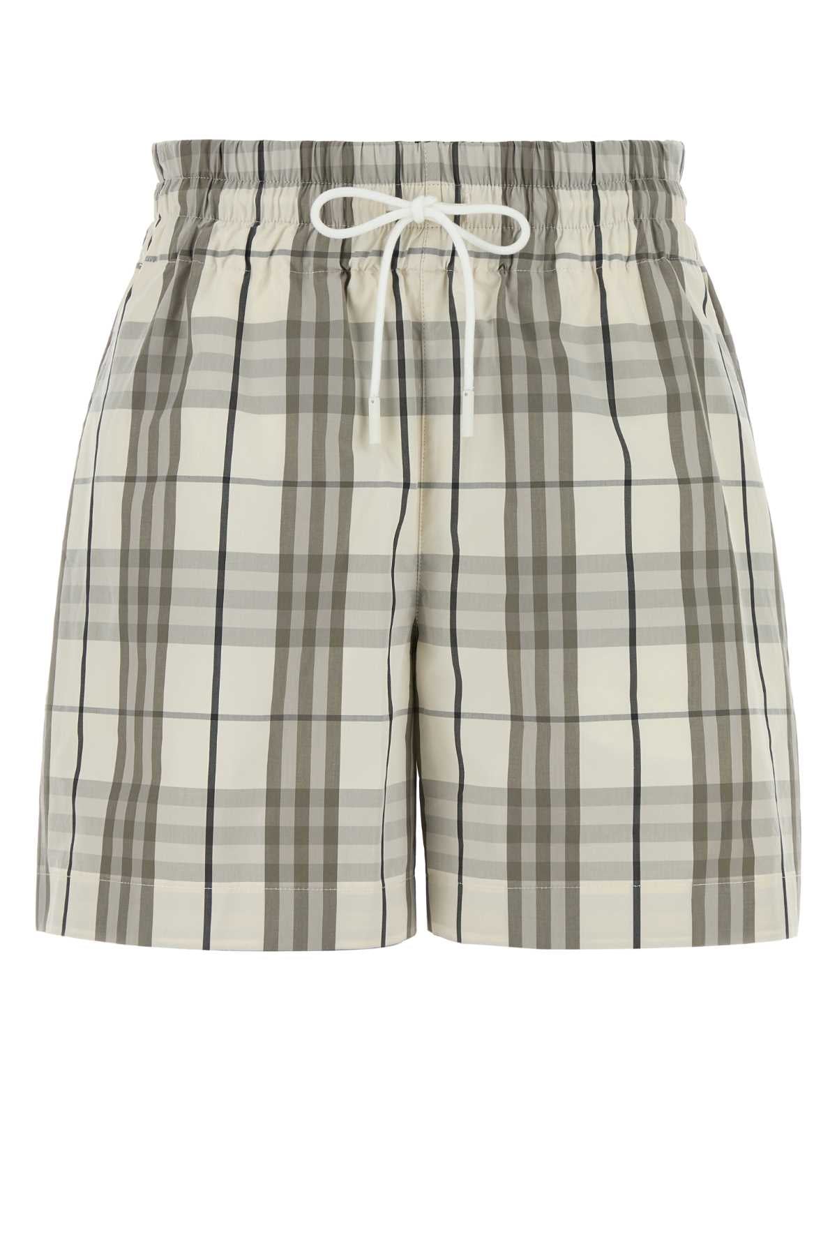 Trousers Bermuda Shorts — Beige