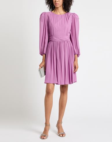 Woman Mini dress Mauve Size 2 Silk
