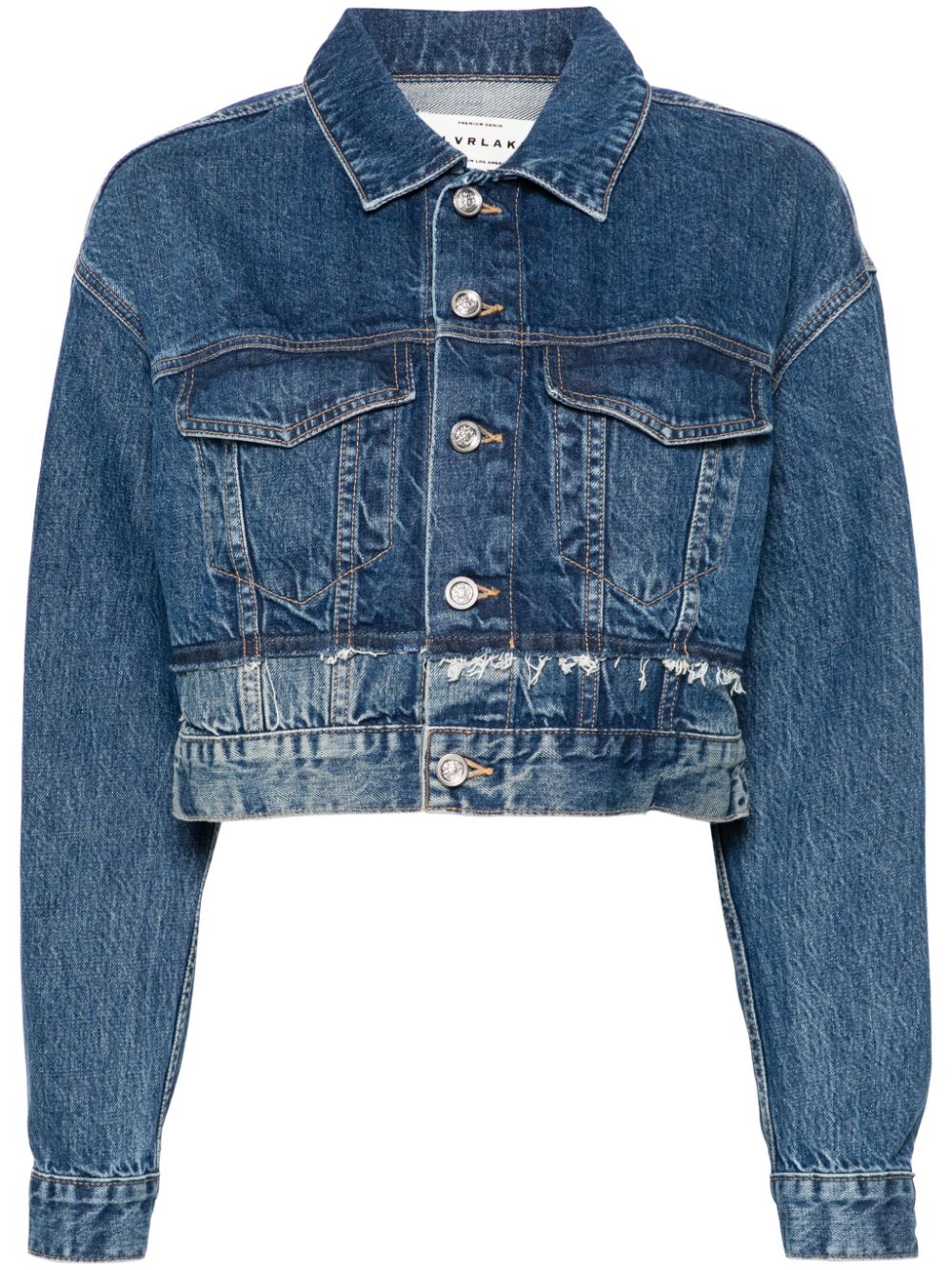 Cropped jacket - Blue