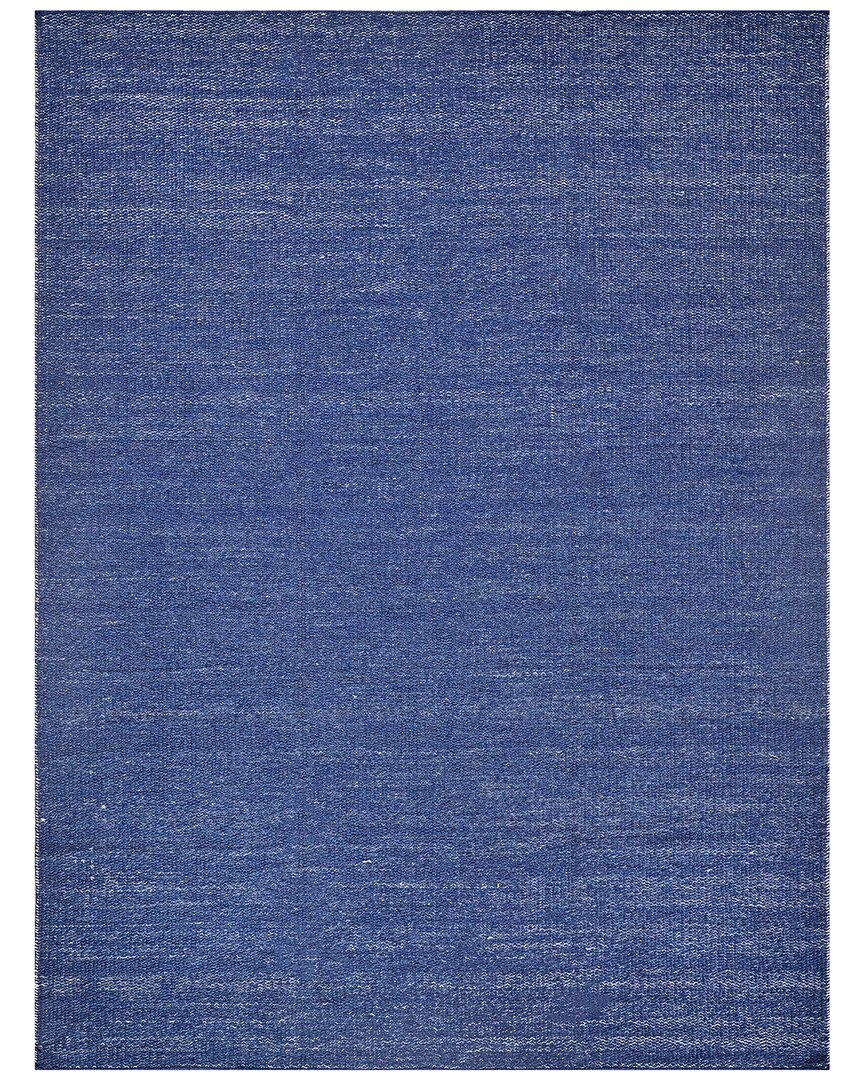 Loro Flatweave Pet Yarn Navy Area Rug