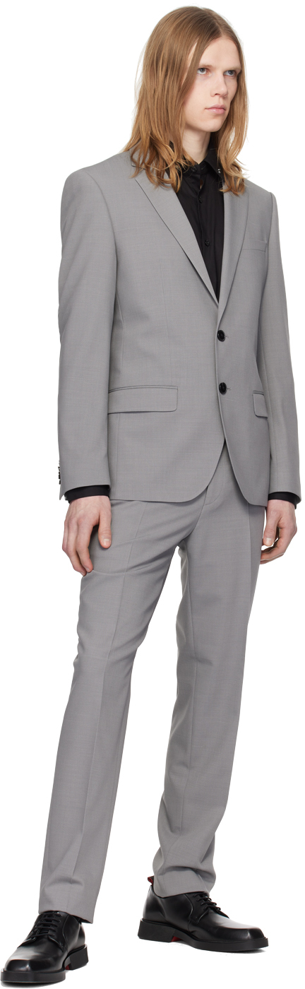 Hugo Gray Slim-Fit Suit
