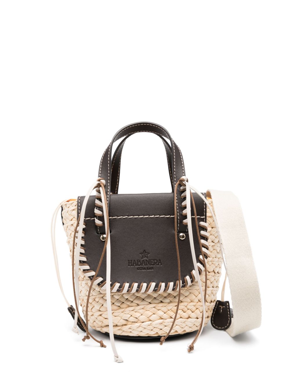 CUBA LAB Habanera Bandana bucket bag - Neutrals