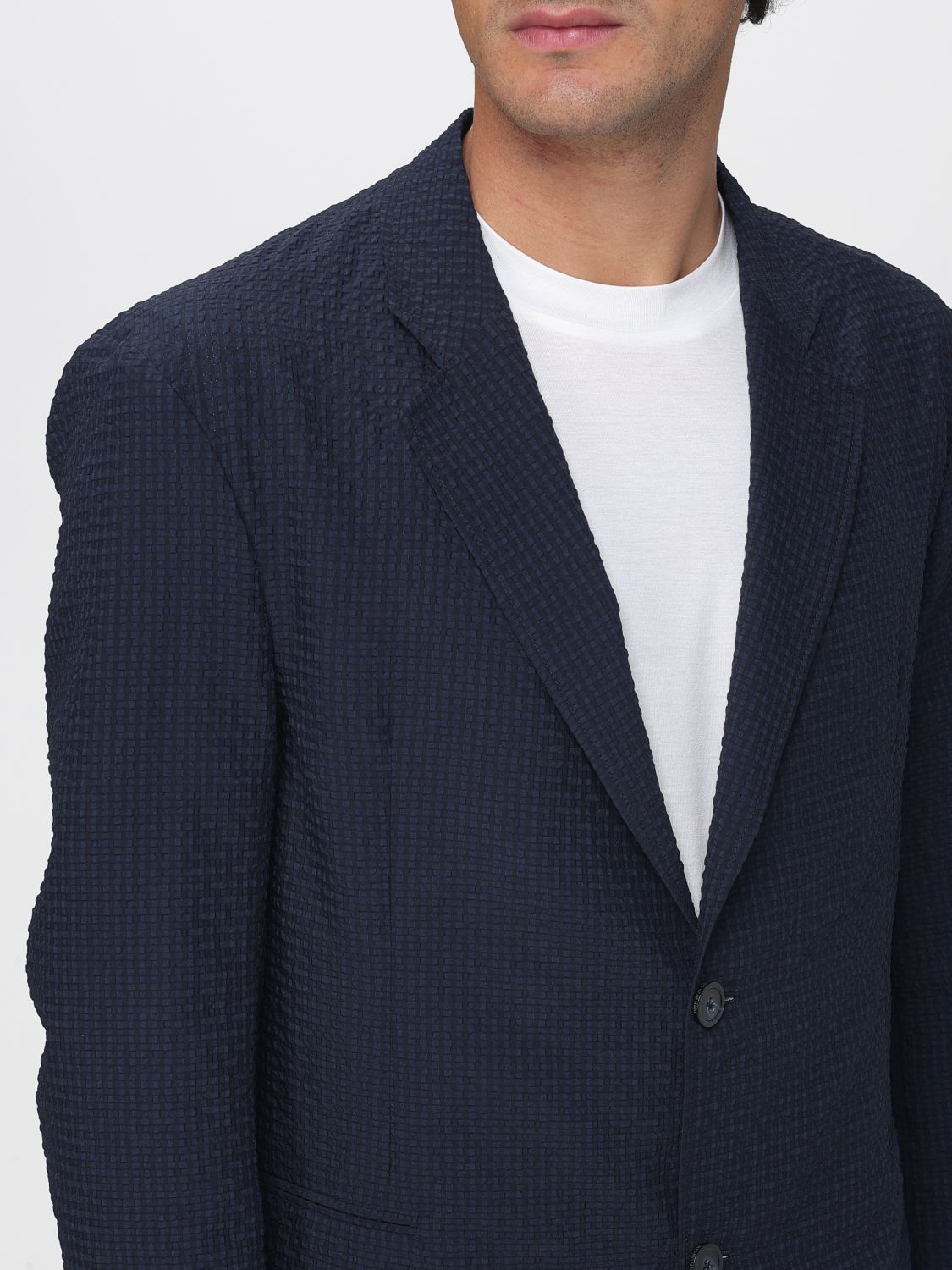 Jacket Men color Blue