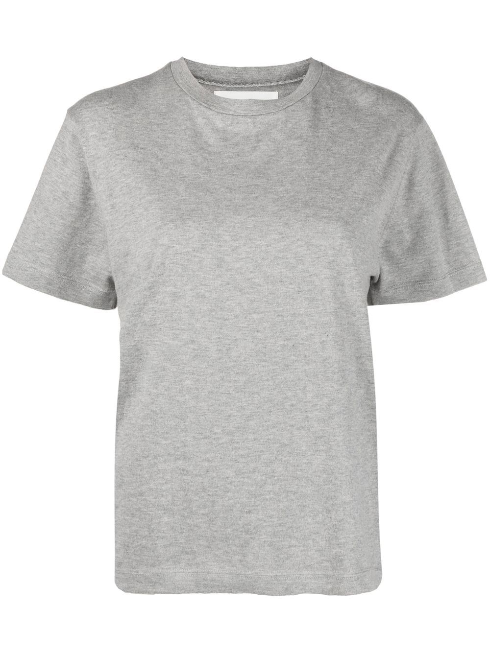 Short-sleeve cashmere T-shirt - Grey