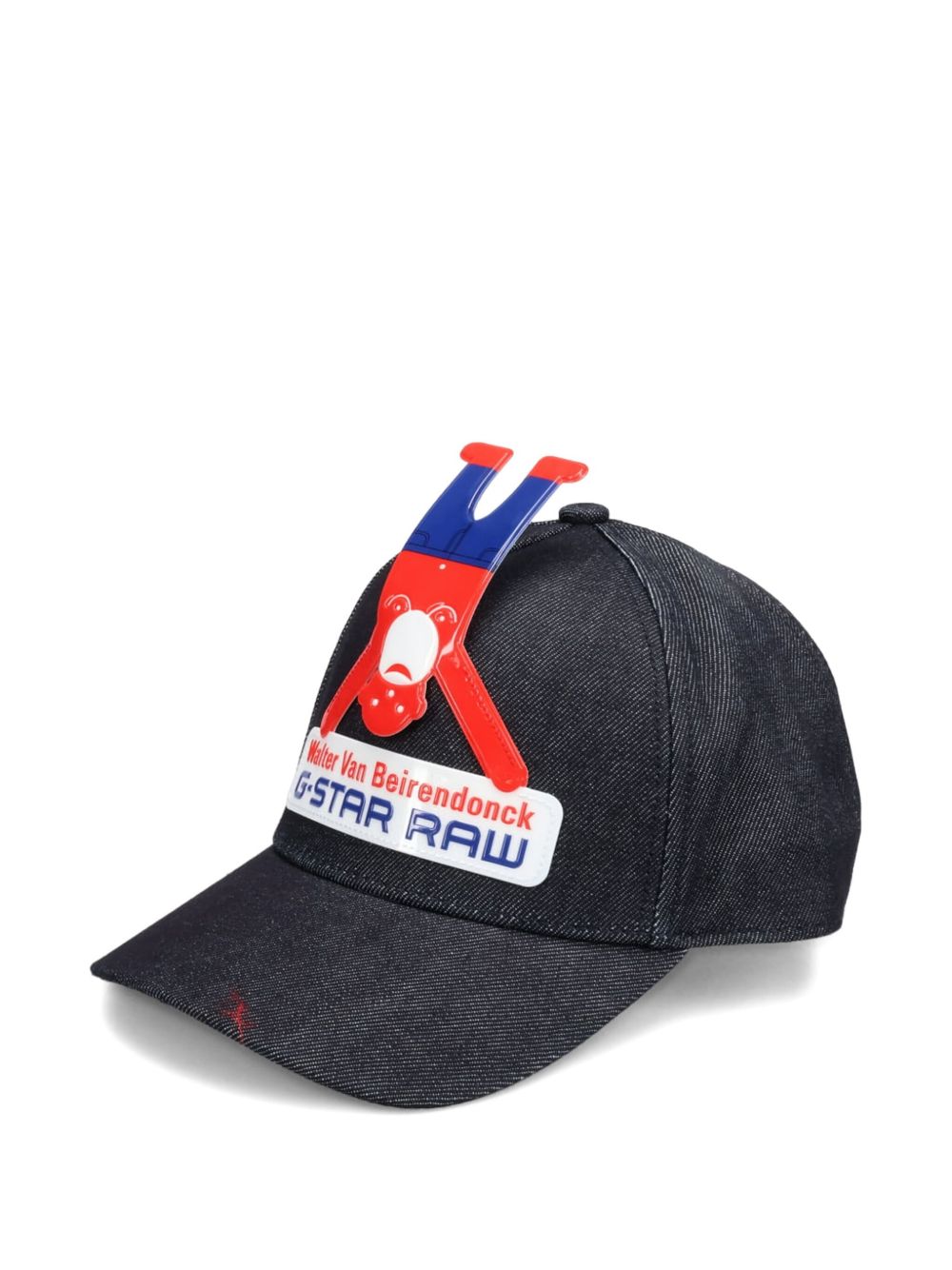 Walter Van Beirendonck denim cap - Blue