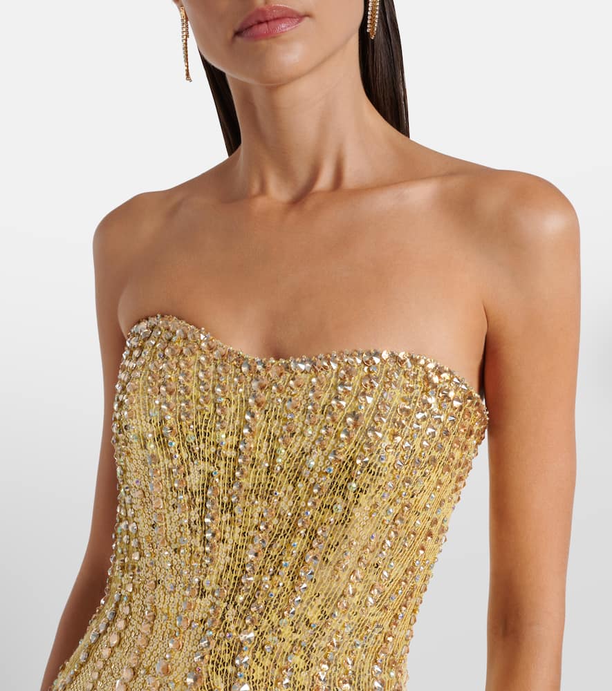 Sarai sequined corset gown
