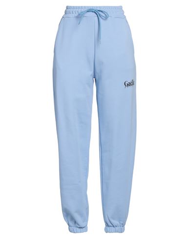 Woman Pants Light blue Size 1 Cotton