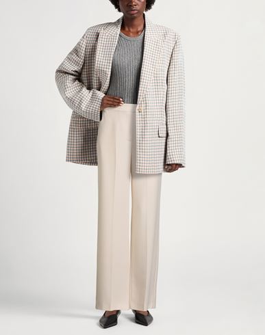 Woman Pants Cream Size 8 Polyester