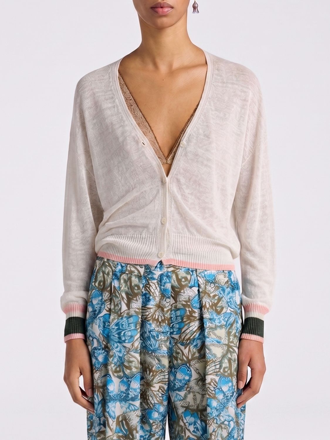 MOMONÌ Sweater Woman color White