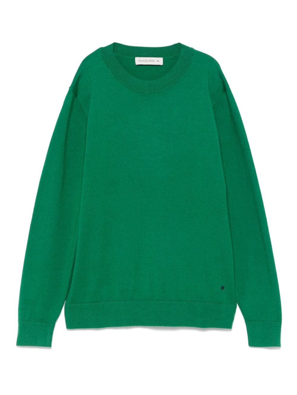 Ribbed-knit sweater - Green