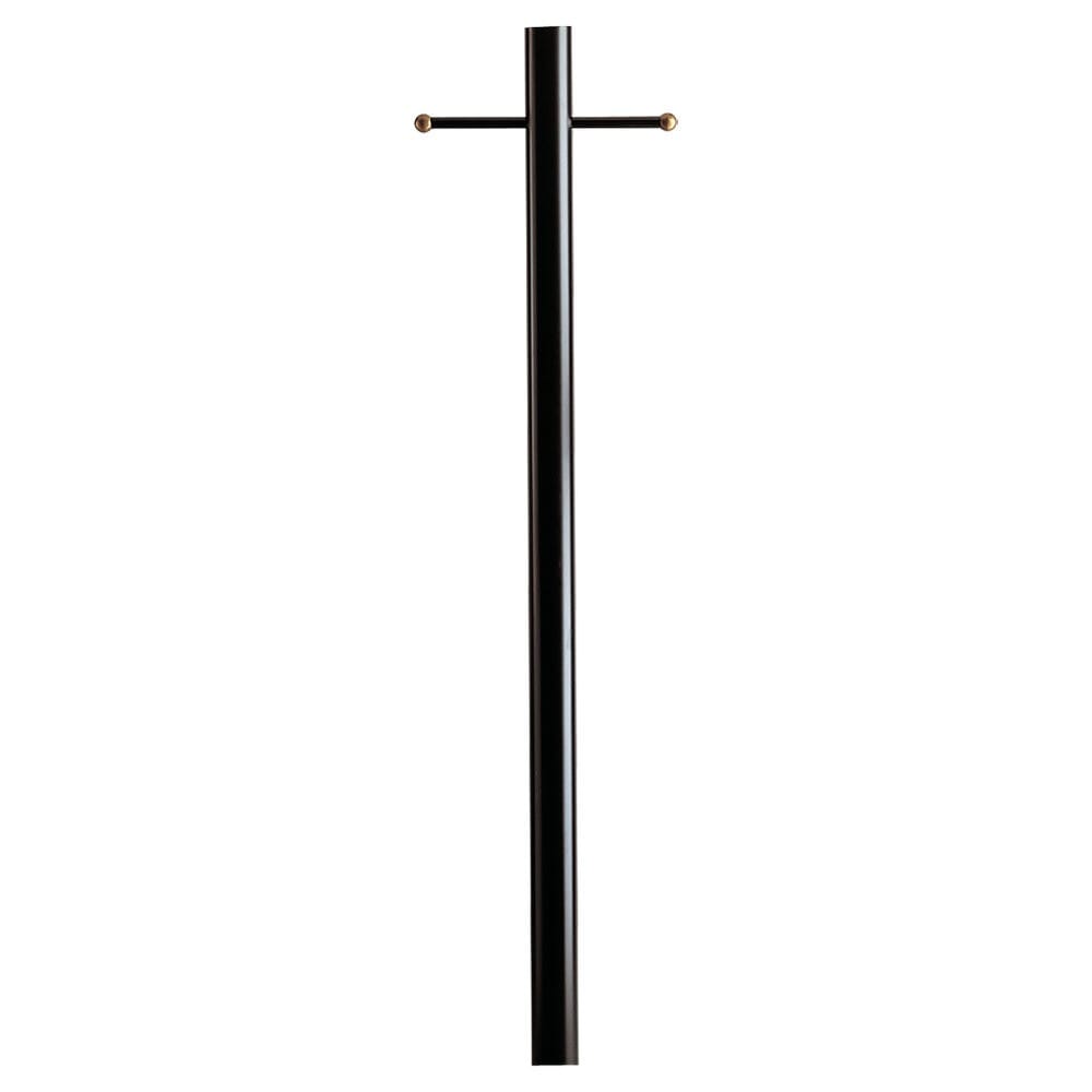 Black Postith Ladder Rest and Photo Cell from the Outdoor Posts Collection