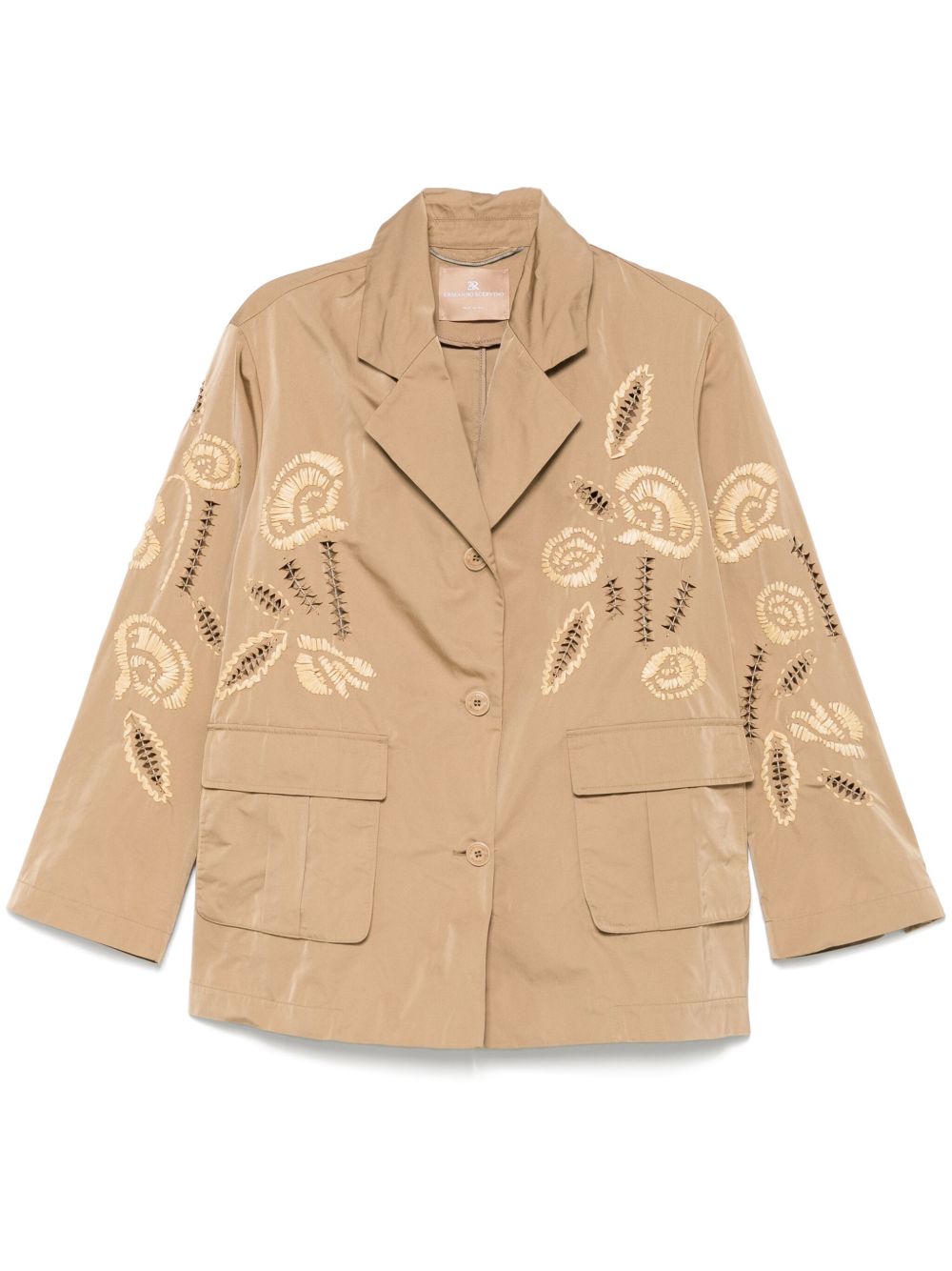 Embroidered jacket - Neutrals