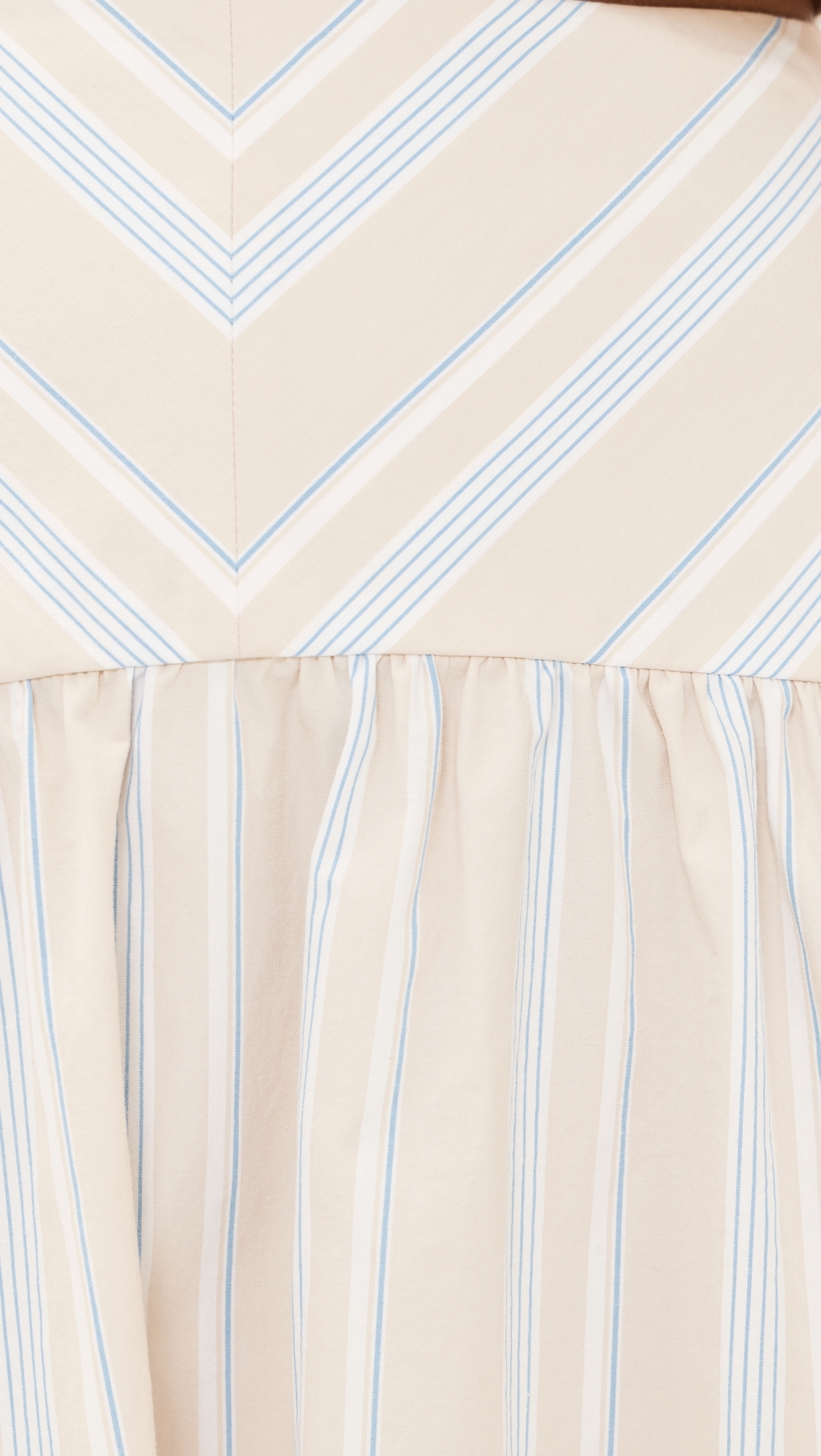 Adaline Skirt Beige Stripe