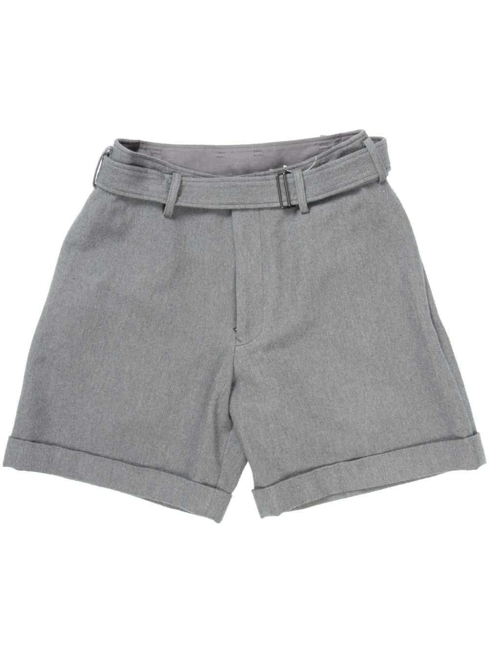 Belted shorts - Grey