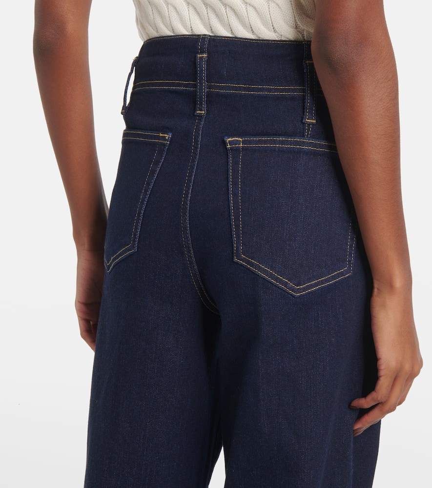 Frame The Seamed Wide high-rise jeans