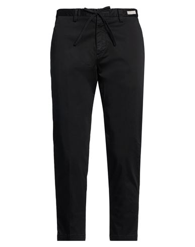 Man Pants Black Size 33 Cotton, Elastane