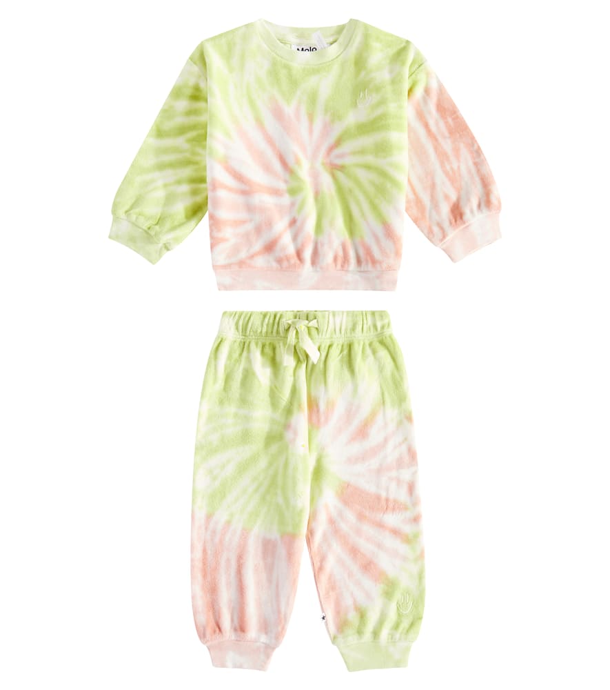 Molo Baby Simeon cotton sweatshirt and sweatpants set