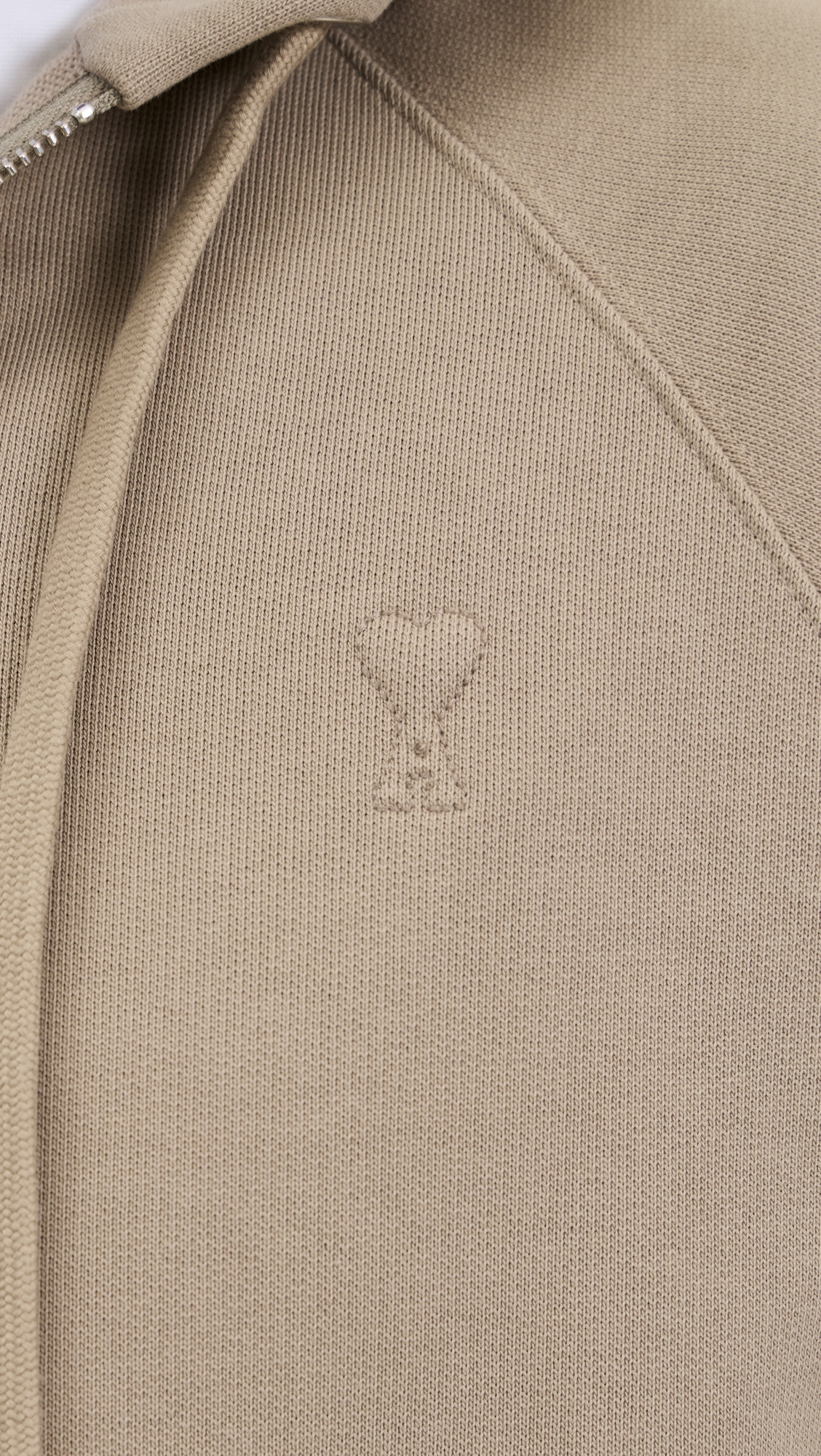 ADC Zip Hoodie Beige Taupe