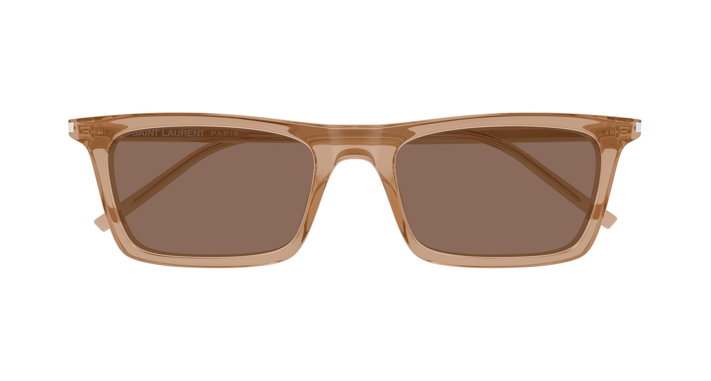 SAINT LAURENT Unisex SAINT LAURENT SL 890 BETTY THIN 005 Sunglasses Acetate Brown Brown Squared