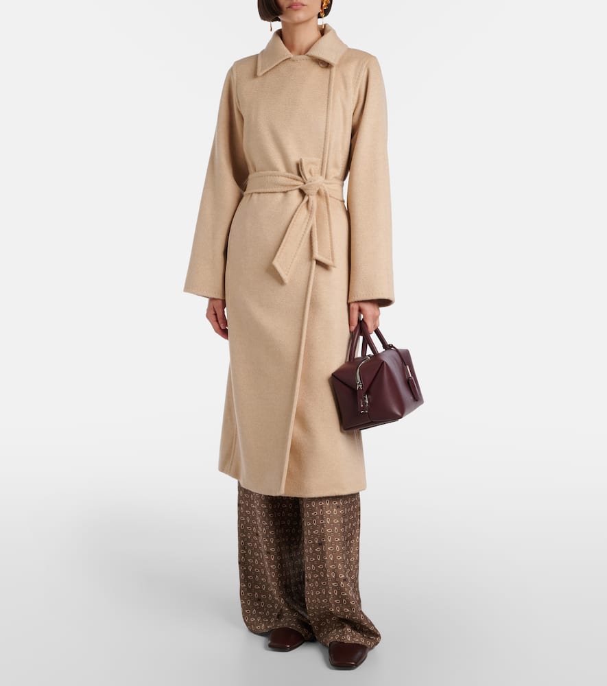 Riccio camel hair coat