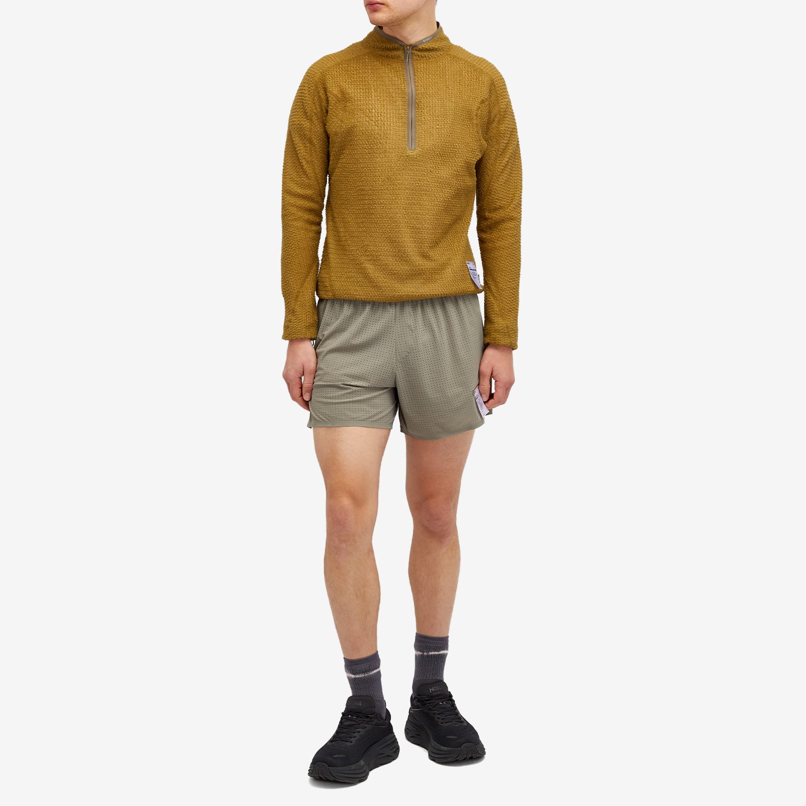 Men's GhostFleece AD Light Half-Zip Sweatshirt in Seed