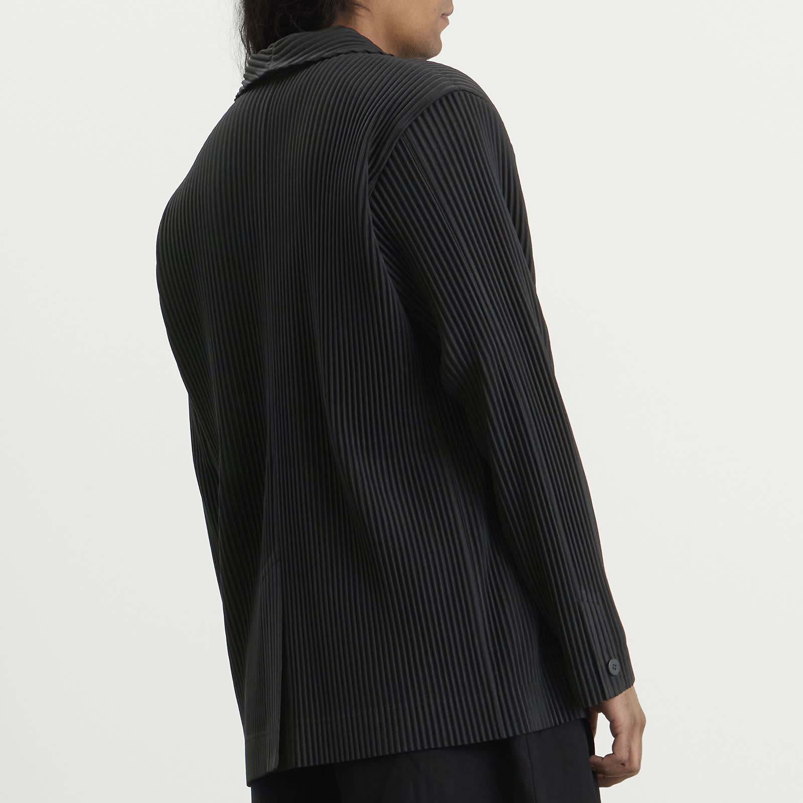 Men's Pleat Blazer Black