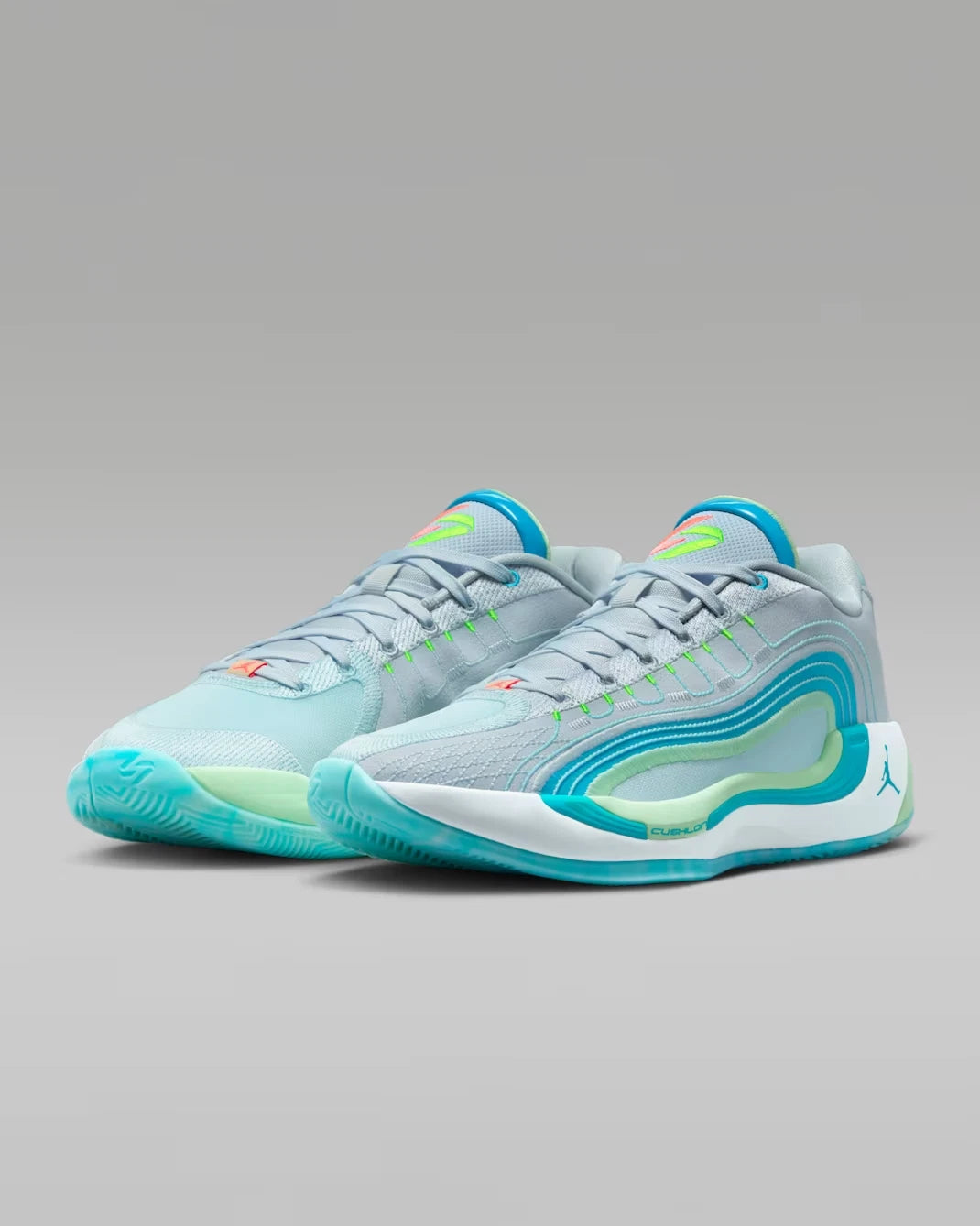 Men's Luka 4 HF0823-002 Sneaker Gray Blue Athletic Basketball Shoes DWA3106