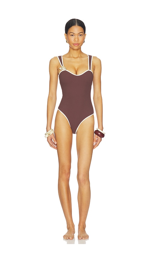 Sancia The Luana One Piece in Brown. - M also in L