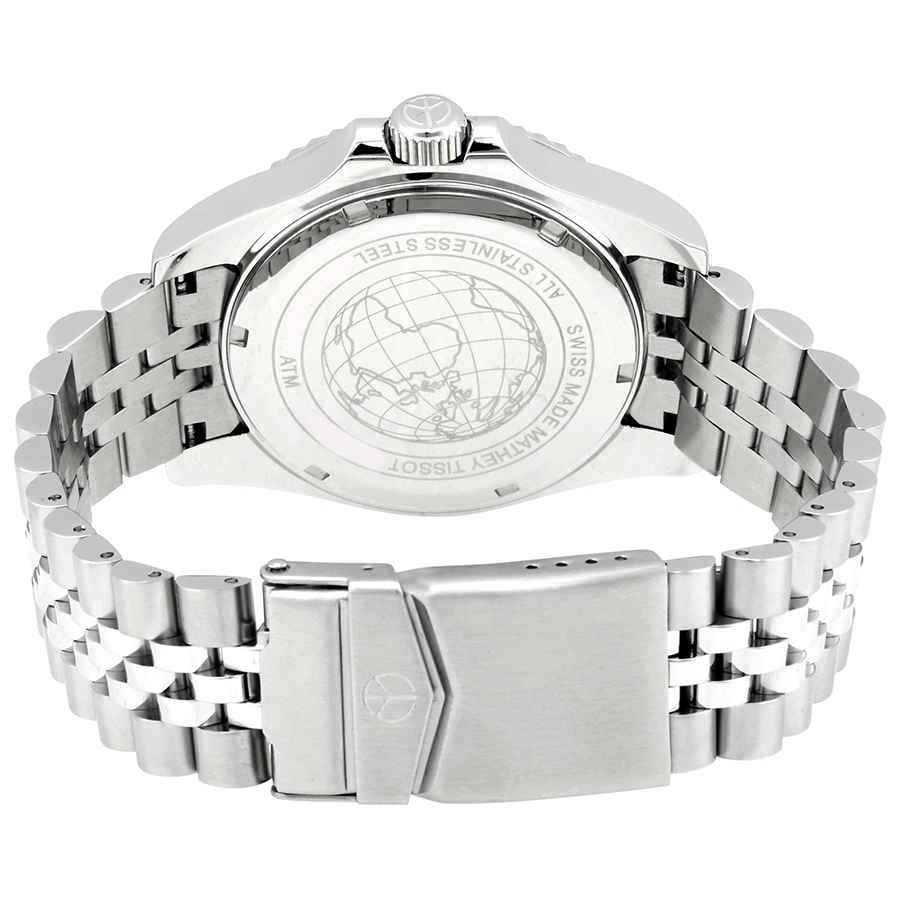Mathy Vintage GMT Black Dial Pepsi Bezel Mens Watch H903AR