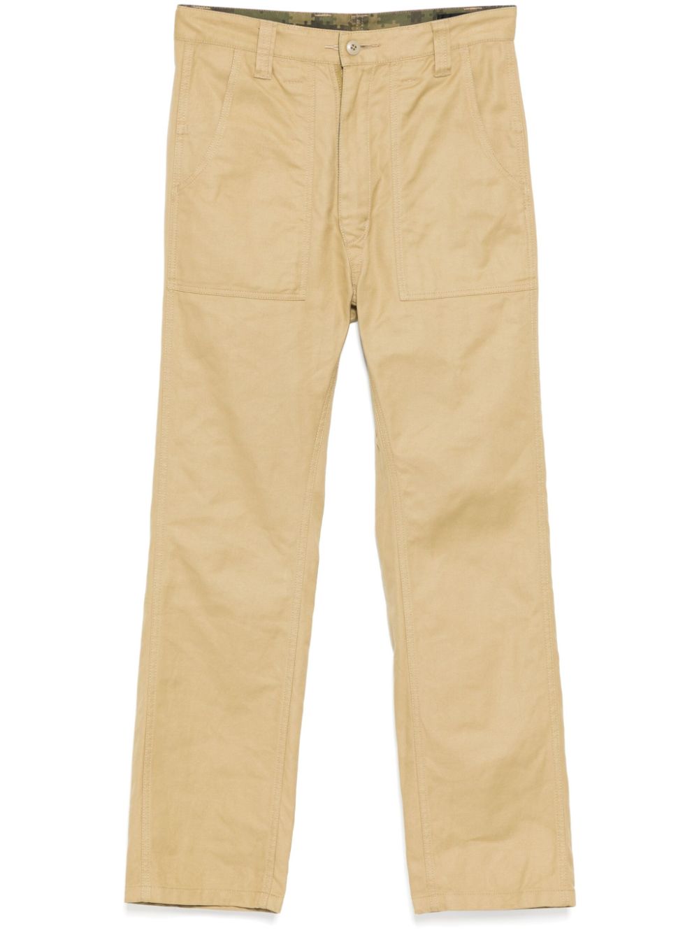 Straight-leg trousers - Brown