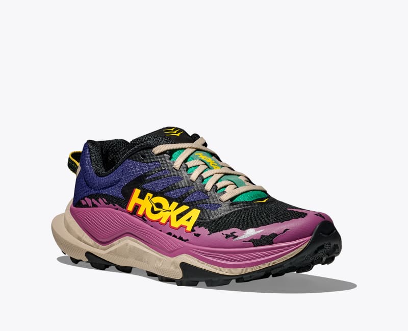 HOKA Women's Torrent 4 Shoes in Mountain Iris/Oatmeal
