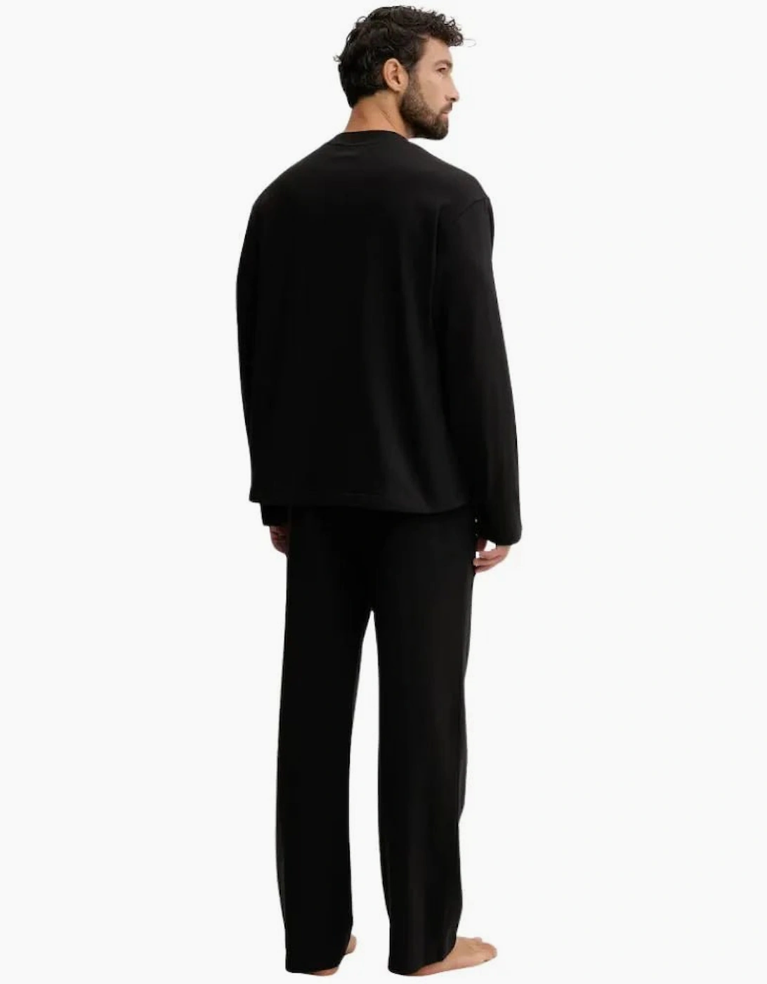 Calvin Klein Men's Icon Jersey Pyjama Set, Black