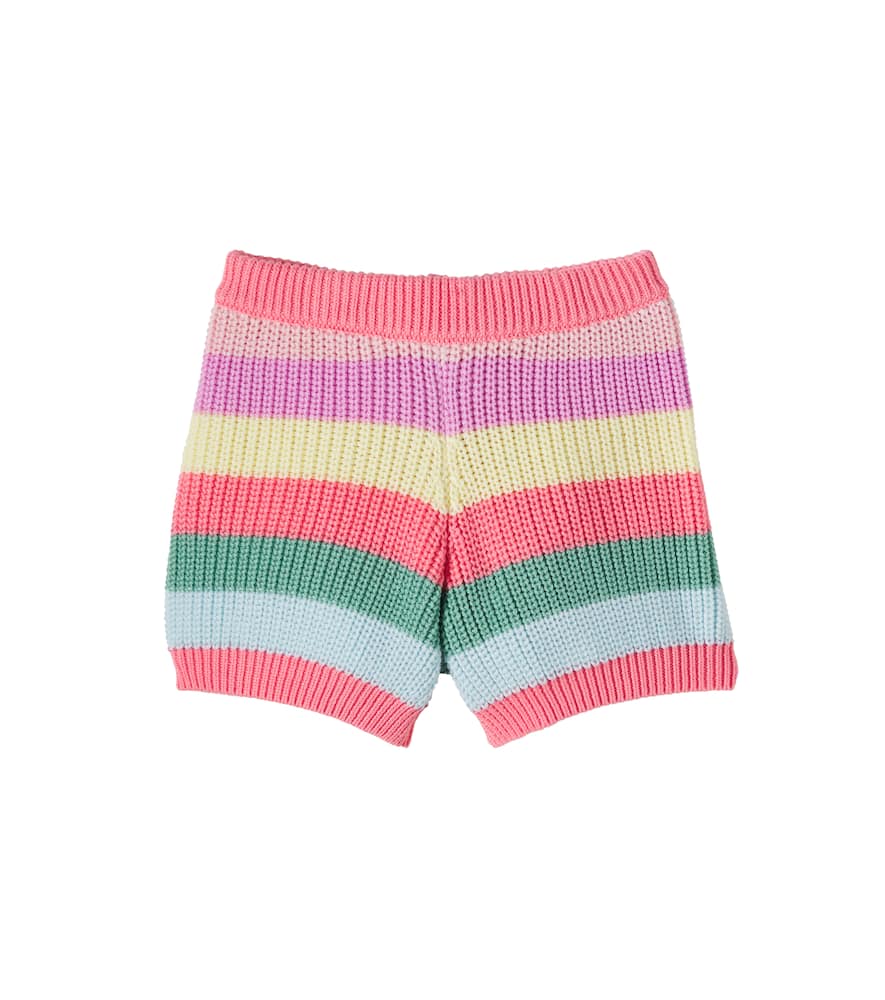 Canela striped cotton shorts