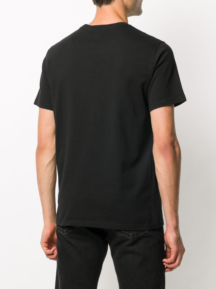 Embroidered logo T-shirt - Black